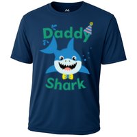 Daddy Shark Birthday Party Matching Family Cooling Performance Crew T-Shirt