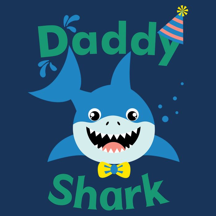 Daddy Shark Birthday Party Matching Family Cooling Performance Crew T-Shirt