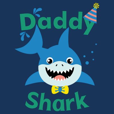Daddy Shark Birthday Party Matching Family T-Shirt