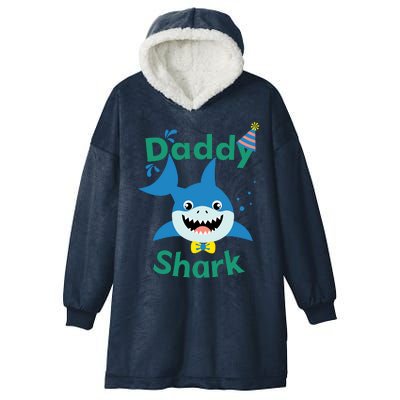 Daddy Shark Birthday Party Matching Family Hooded Wearable Blanket