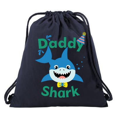Daddy Shark Birthday Party Matching Family Drawstring Bag
