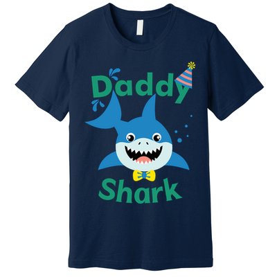 Daddy Shark Birthday Party Matching Family Premium T-Shirt
