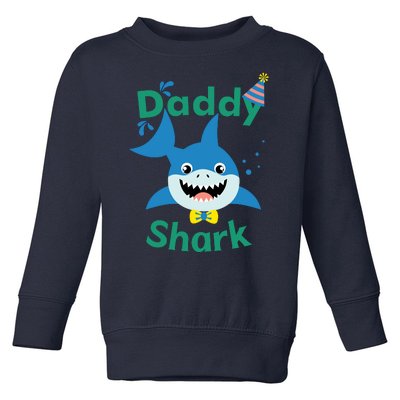 Daddy Shark Birthday Party Matching Family Toddler Sweatshirt