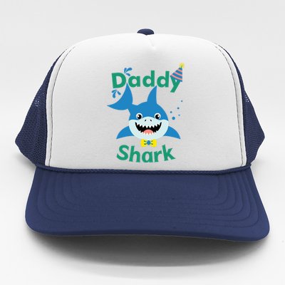 Daddy Shark Birthday Party Matching Family Trucker Hat