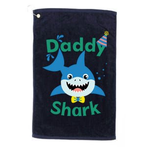 Daddy Shark Birthday Party Matching Family Platinum Collection Golf Towel