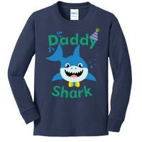 Daddy Shark Birthday Party Matching Family Kids Long Sleeve Shirt