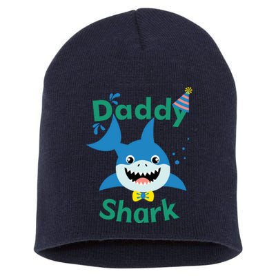 Daddy Shark Birthday Party Matching Family Short Acrylic Beanie