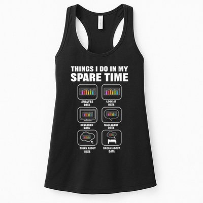 Data Science. Big Data Analytics. For Data Scientists Women's Racerback Tank