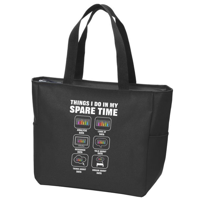 Data Science. Big Data Analytics. For Data Scientists Zip Tote Bag