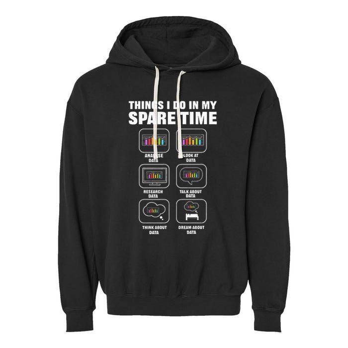 Data Science. Big Data Analytics. For Data Scientists Garment-Dyed Fleece Hoodie