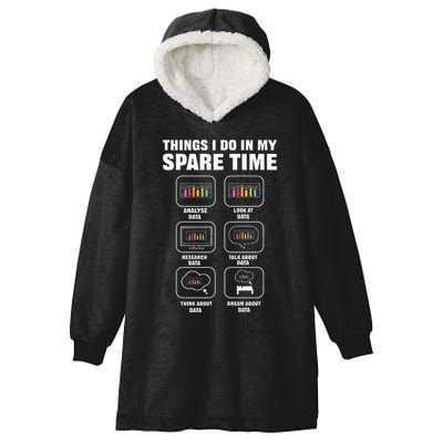 Data Science. Big Data Analytics. For Data Scientists Hooded Wearable Blanket