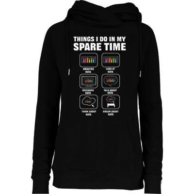 Data Science. Big Data Analytics. For Data Scientists Womens Funnel Neck Pullover Hood