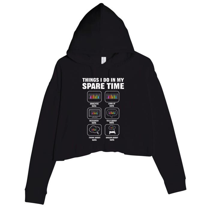 Data Science. Big Data Analytics. For Data Scientists Crop Fleece Hoodie