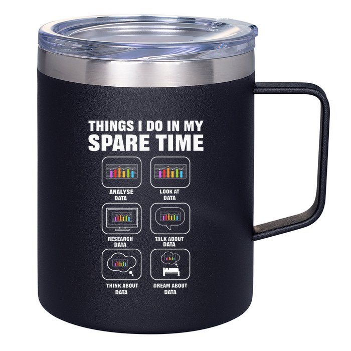 Data Science. Big Data Analytics. For Data Scientists 12oz Stainless Steel Coffee Mug