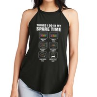 Data Science. Big Data Analytics. For Data Scientists Women's Perfect Tri Rocker Tank