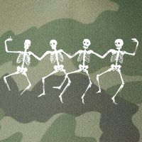 Dancing Skeletons Bones Legacy Tie Dye Trucker Hat
