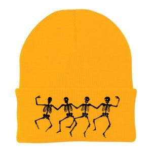 Dancing Skeletons Bones Knit Cap Winter Beanie