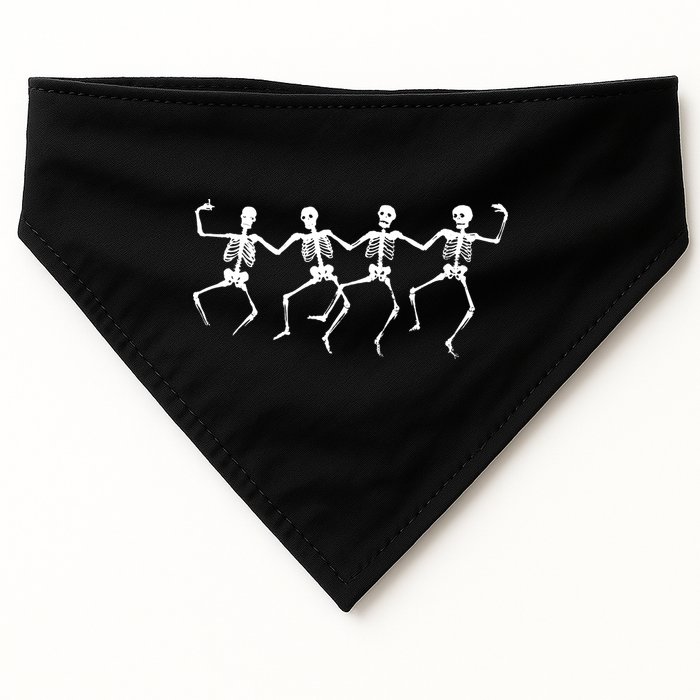 Dancing Skeletons Bones USA-Made Doggie Bandana