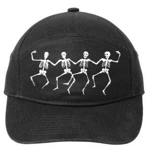 Dancing Skeletons Bones 7-Panel Snapback Hat