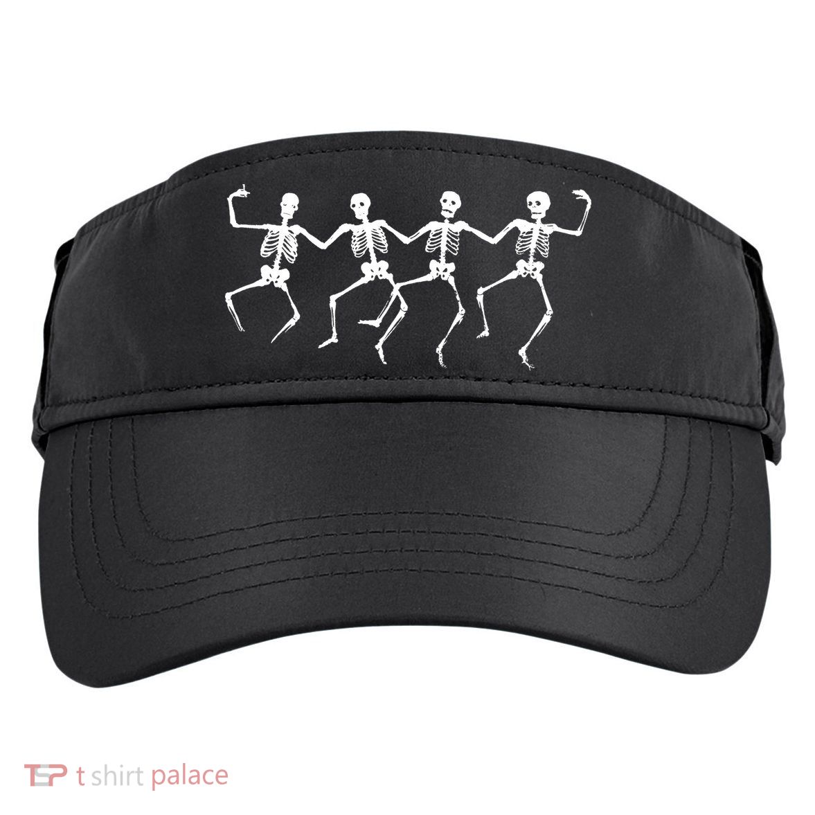 Dancing Skeletons Bones Adult Drive Performance Visor