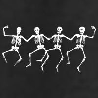 Dancing Skeletons Bones Beanie
