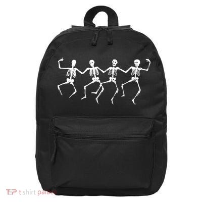 Dancing Skeletons Bones 16 in Basic Backpack