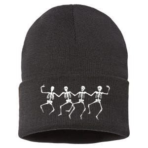 Dancing Skeletons Bones Sustainable Knit Beanie