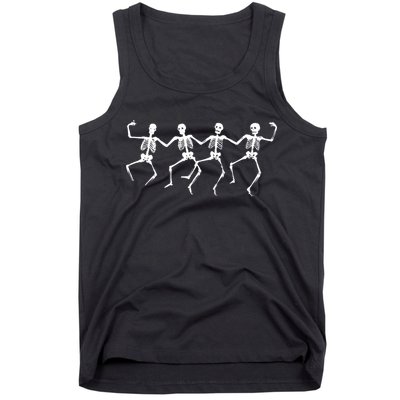 Dancing Skeletons Bones Tank Top