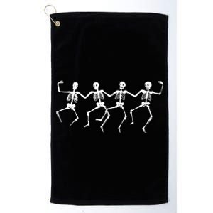 Dancing Skeletons Bones Platinum Collection Golf Towel