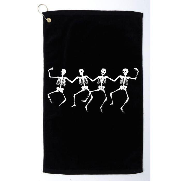 Dancing Skeletons Bones Golf Towel