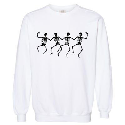 Dancing Skeletons Bones Garment-Dyed Sweatshirt