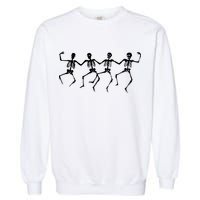 Dancing Skeletons Bones Garment-Dyed Sweatshirt