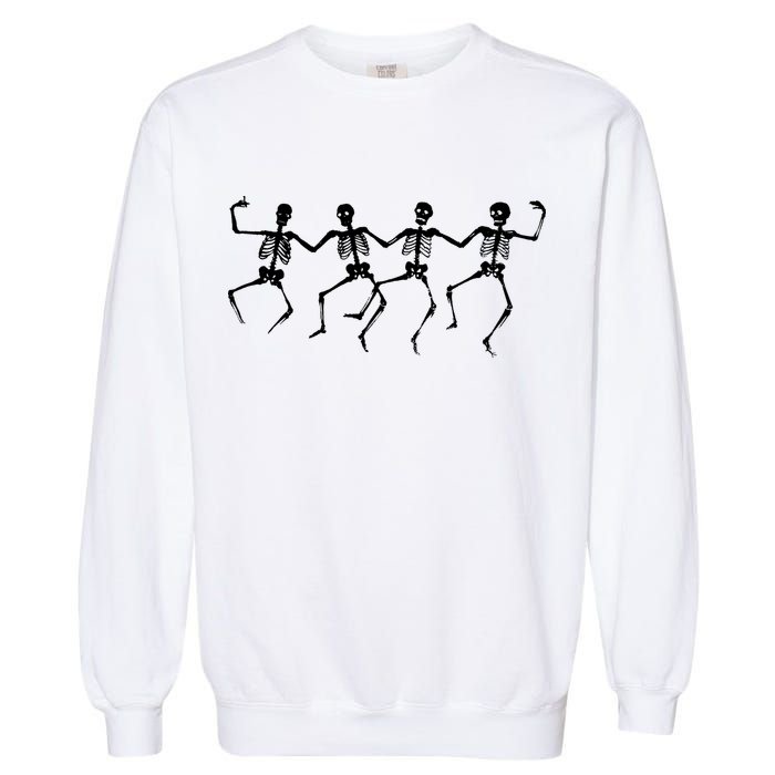 Dancing Skeletons Bones Garment-Dyed Sweatshirt