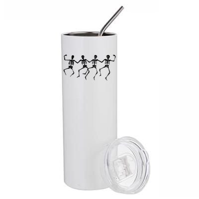 Dancing Skeletons Bones Stainless Steel Tumbler