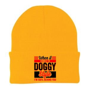 Doggy Style, Behind You 100% – Funny Sex Shirts, Party Sex Shirt, The Best Gag G Knit Cap Winter Beanie