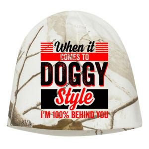 Doggy Style, Behind You 100% – Funny Sex Shirts, Party Sex Shirt, The Best Gag G Kati - Camo Knit Beanie