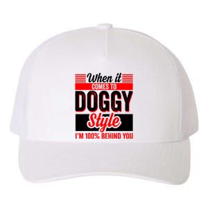 Doggy Style, Behind You 100% – Funny Sex Shirts, Party Sex Shirt, The Best Gag G Yupoong Adult 5-Panel Trucker Hat