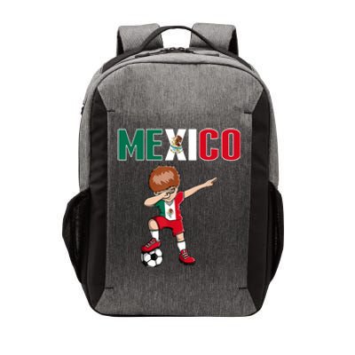 Dabbing Soccer Boy Mexico Soccer Fans Jersey Mexican Flag Vector Backpack