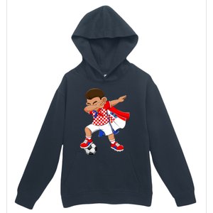 Dabbing Soccer Boy Croatia Football Flag Urban Pullover Hoodie