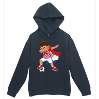 Dabbing Soccer Boy Croatia Football Flag Urban Pullover Hoodie