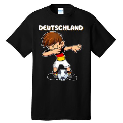 Dabbing Soccer Boy Germany Jersey Germany Fan Tall T-Shirt