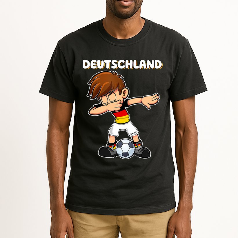 Dabbing Soccer Boy Germany Jersey Germany Fan Tall T-Shirt