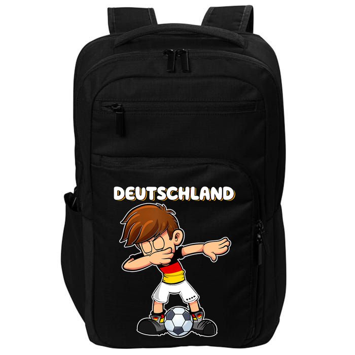 Dabbing Soccer Boy Germany Jersey Germany Fan Impact Tech Backpack