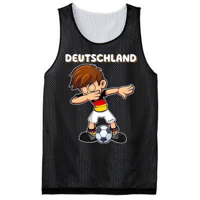 Dabbing Soccer Boy Germany Jersey Germany Fan Mesh Reversible Basketball Jersey Tank