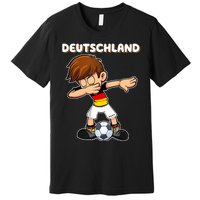 Dabbing Soccer Boy Germany Jersey Germany Fan Premium T-Shirt