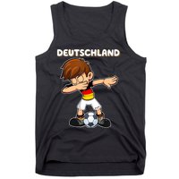 Dabbing Soccer Boy Germany Jersey Germany Fan Tank Top