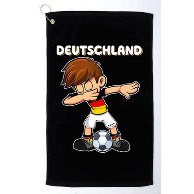 Dabbing Soccer Boy Germany Jersey Germany Fan Golf Towel