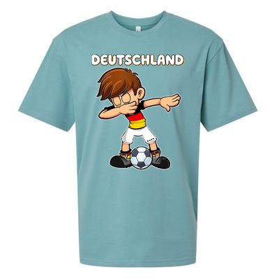 Dabbing Soccer Boy Germany Jersey Germany Fan Sueded Cloud Jersey T-Shirt