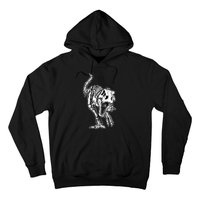 Dino Skeleton Bones Fossil Paleontologist Dinosaur T Rex Hoodie