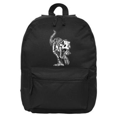 Dino Skeleton Bones Fossil Paleontologist Dinosaur T Rex 16 in Basic Backpack